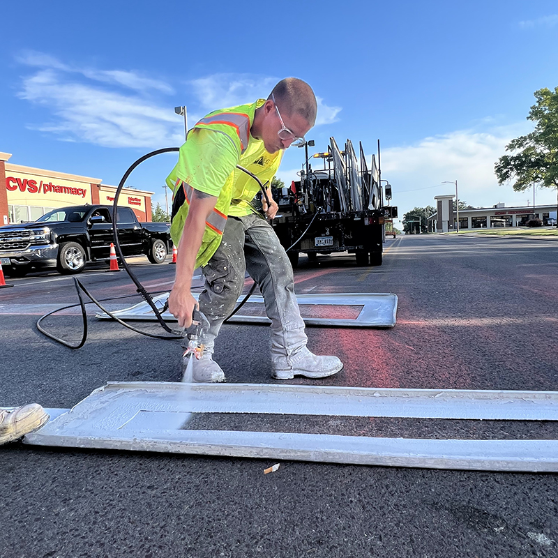 Thermoplastic Road Markings - What You Need To Know About Them - Standard  Striping Inc.